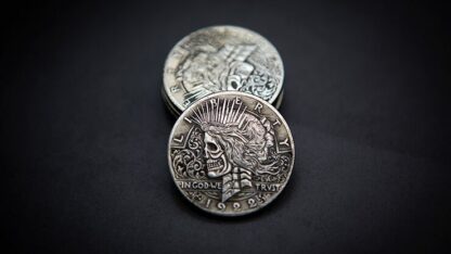 PEACE SKULL HEAD COIN by Men Zi  Magic - Image 3