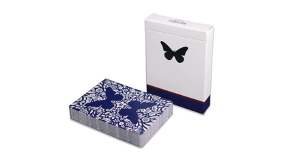 Butterfly Playing Cards Marked (Blue) 3rd Edition by Ondrej Psenicka - Image 2