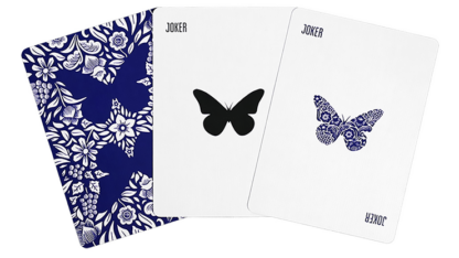 Butterfly Playing Cards Marked (Blue) 3rd Edition by Ondrej Psenicka - Image 5