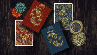 Paisley Poker Red Playing Cards by by Dutch Card House Company - Image 4