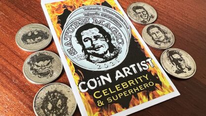 COiN ARTIST Quarter Super Hero/Celebrity (6 coins per pack) by Mark Traversoni and iNFiNiTi - Image 2