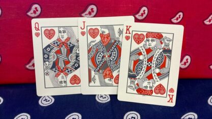 Gilded Bicycle Bandana (Red) Playing Cards - Image 4