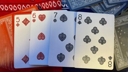 Gilded Bicycle Bandana (Red) Playing Cards - Image 6