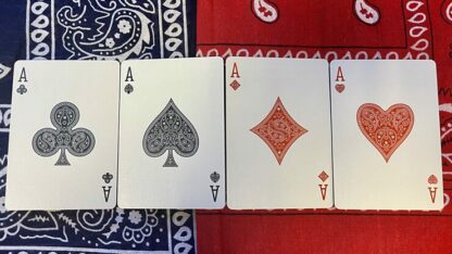 Bicycle Bandana (Blue) Playing Cards - Image 4