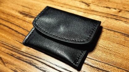 The Cowhide Coin Wallet (Black) by Bacon Magic - Trick - Image 2