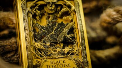 Black Tortoise Black Gold Box Set by Ark Playing Cards - Image 3