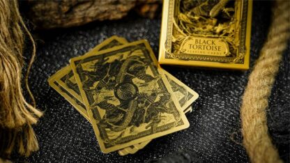 Black Tortoise Black Gold Box Set by Ark Playing Cards - Image 4