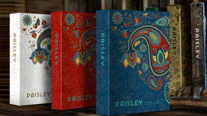 Plastic Paisley Poker Blue Playing Cards by Dutch Card House Company - Image 4