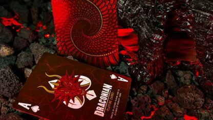 Draconian Crimson Playing Cards by Midnight Cards - Image 3