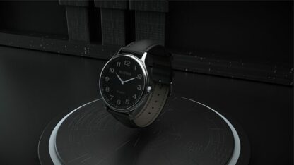 Infinity Watch V3 - Silver Case Black Dial / STD Version (Gimmick and Online Instructions) by Bluether Magic - Trick