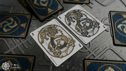 Valhalla Viking Sapphire (Standard) Playing Cards - Image 4