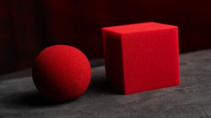 Magic Sponge Ball to Square JUMBO RED by Murphy's Magic - Image 2