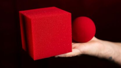 Magic Sponge Ball to Square JUMBO RED by Murphy's Magic - Image 3