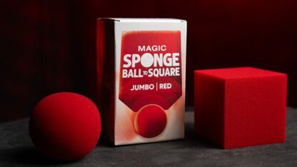 Magic Sponge Ball to Square JUMBO RED by Murphy's Magic - Image 4