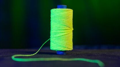 WGM UV GLOW GYPSY THREAD YELLOW REFILL SPOOL by Murphy's Magic  - Trick - Image 3