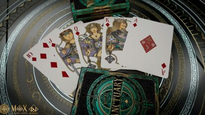 Royal Sanctuary Limited Emerald Playing Cards - Image 3