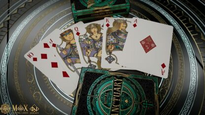 Royal Sanctuary Noble (foil) Emerald Kings Playing Cards - Image 4