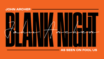 Blank Night 2025 Edition (Orange) by John Archer - Image 3