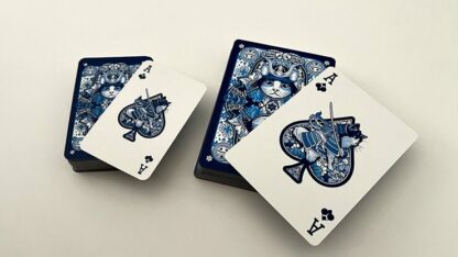 Neko Samurai (Mini Blue) Playing Cards - Image 2