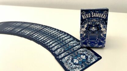 Neko Samurai (Mini Blue) Playing Cards - Image 4