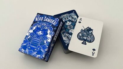 Neko Samurai (Mini Blue) Playing Cards - Image 6