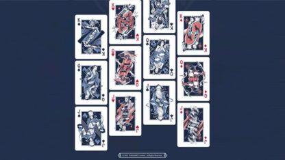 Warriors Of Three Kingdoms (Blue) Playing Cards by YOKAGAME - Image 3